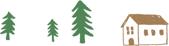 木と家のイラスト