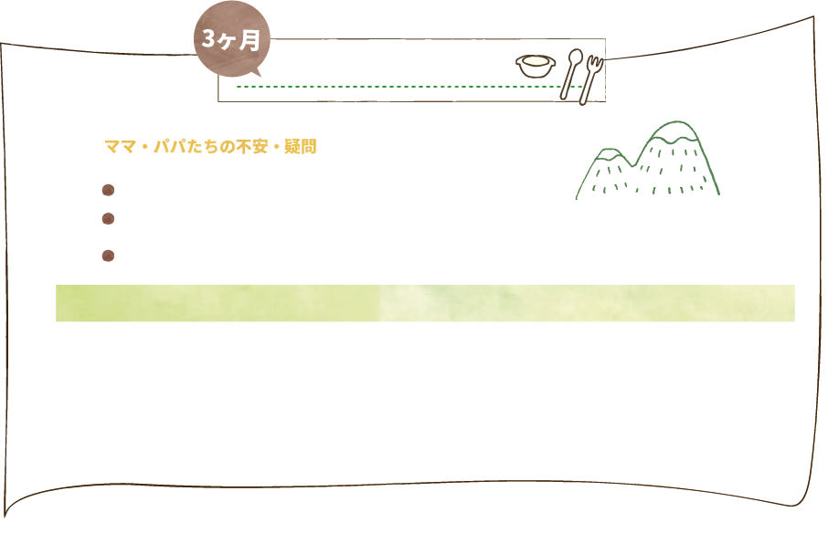 赤ちゃんが離乳食を始めたママやパパたちの不安や疑問